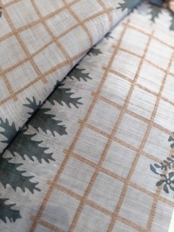 Chanderi Silk Linen Saree