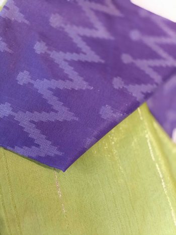 Zig Zag Box Dye C/S Saree Baswada Saree
