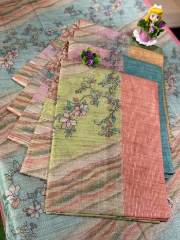 Baswada Mix Tissue Saree