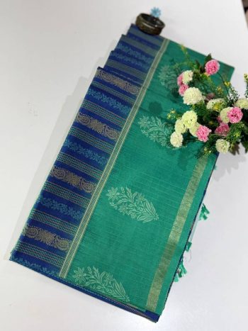 Samkalin Print Tussar Saree