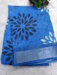 Linen Cotton Saree