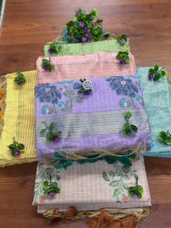 Muga Cotton Saree