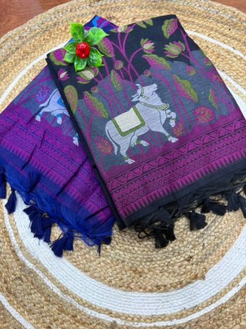 Muga  Cotton Saree