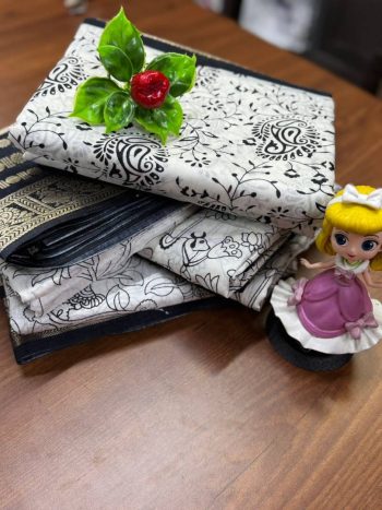 Black Berry Silk Saree