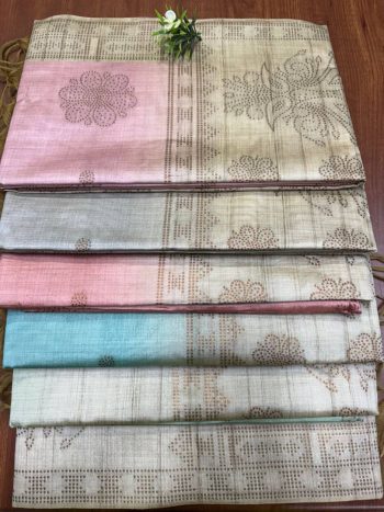 Fuji Silk Semi Tussar Saree