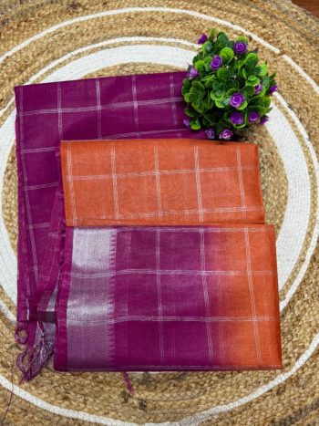 Semi Mangalagiri Cotton Saree