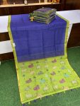 Linen  Cotton  Saree