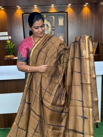 Korvi Silk Chanderi Cotton Saree